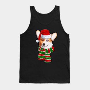 Christmas Corgi Tank Top